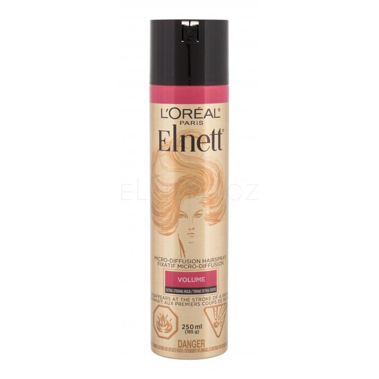 L&#039;Oréal Paris Elnett Volume Micro-Diffusion Lak na vlasy pro ženy 250 ml
