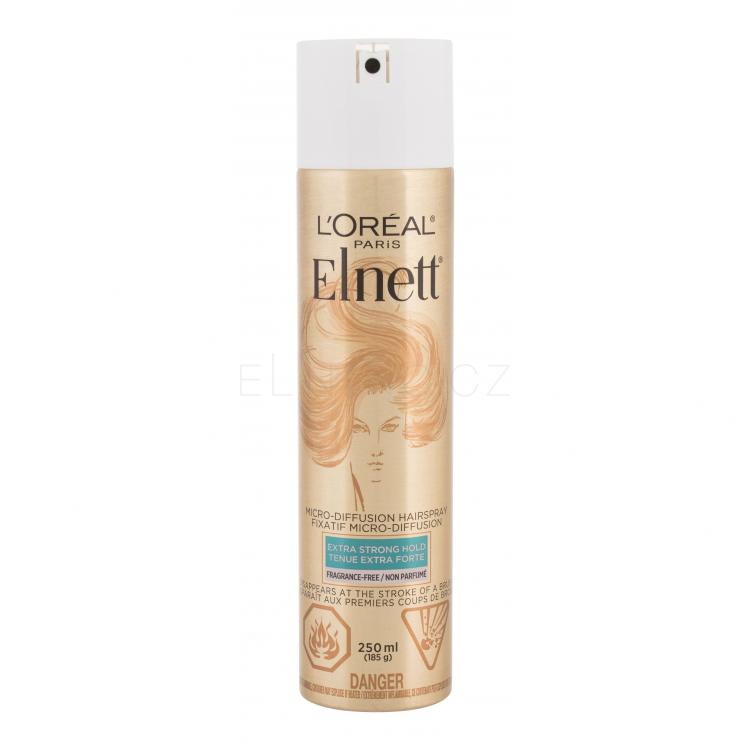 L&#039;Oréal Paris Elnett Extra Strong Hold Micro-Diffusion Lak na vlasy pro ženy 250 ml