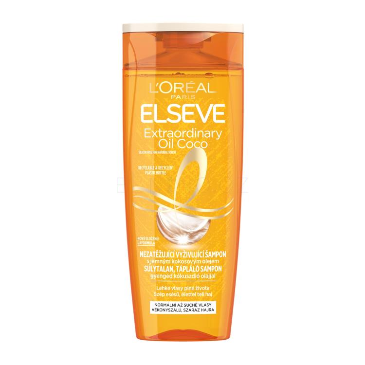 L&#039;Oréal Paris Elseve Extraordinary Oil Coco Weightless Nourishing Shampoo Šampon pro ženy 250 ml