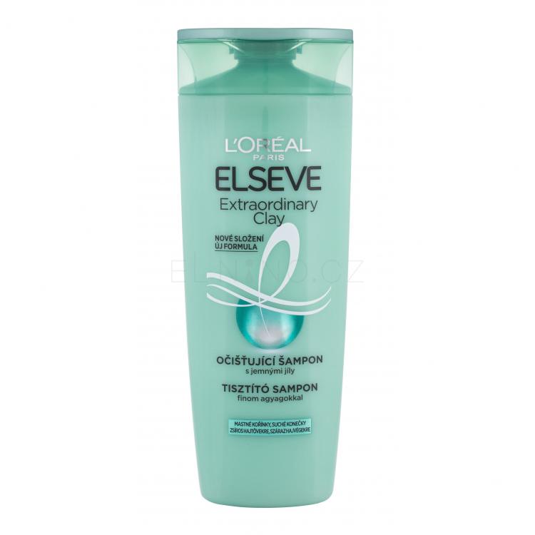 L&#039;Oréal Paris Elseve Extraordinary Clay Rebalancing Shampoo Šampon pro ženy 400 ml
