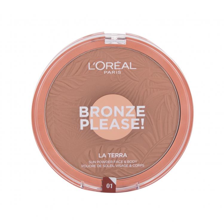 L&#039;Oréal Paris Bronze Please! Bronzer pro ženy 18 g Odstín 01
