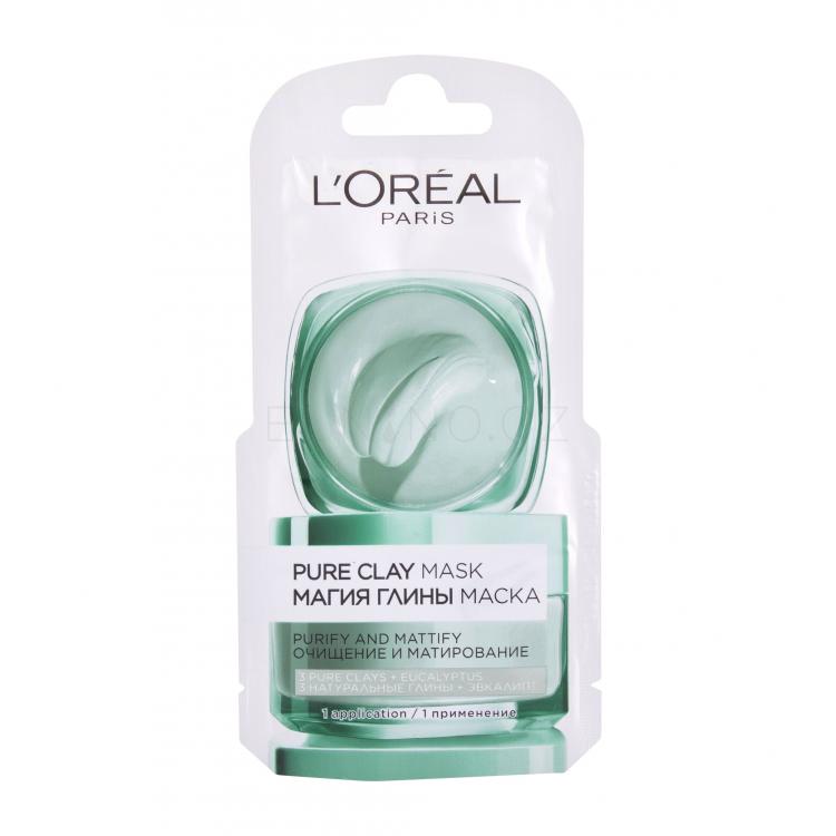 L&#039;Oréal Paris Pure Clay Purity Mask Pleťová maska pro ženy 6 ml
