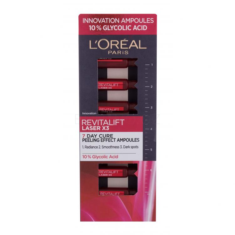 L&#039;Oréal Paris Revitalift Laser X3 7 Day Cure Pleťové sérum pro ženy 7x1 ml