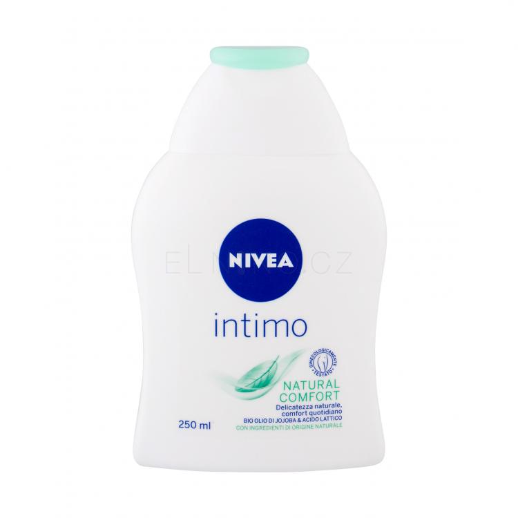 Nivea Intimo Intimate Wash Lotion Natural Intimní hygiena pro ženy 250 ml poškozená krabička
