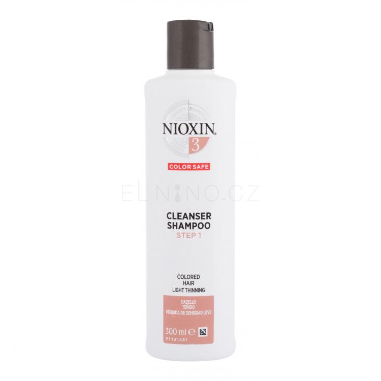 Nioxin System 3 Color Safe Cleanser Šampon pro ženy 300 ml
