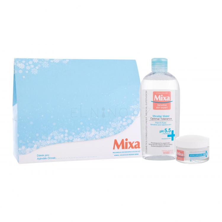 Mixa Hyalurogel Dárková kazeta denní pleťový krém Sensitive Skin Expert Hyalurogel Light 50 ml + micelární pleťová voda Sensitive Skin Expert Optimal Tolerance 400 ml