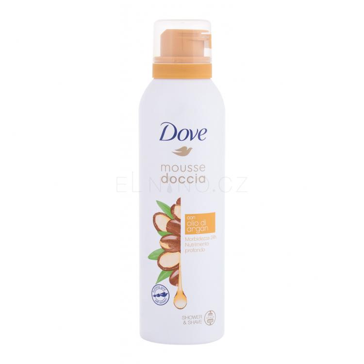 Dove Shower Mousse Argan Oil Sprchová pěna pro ženy 200 ml