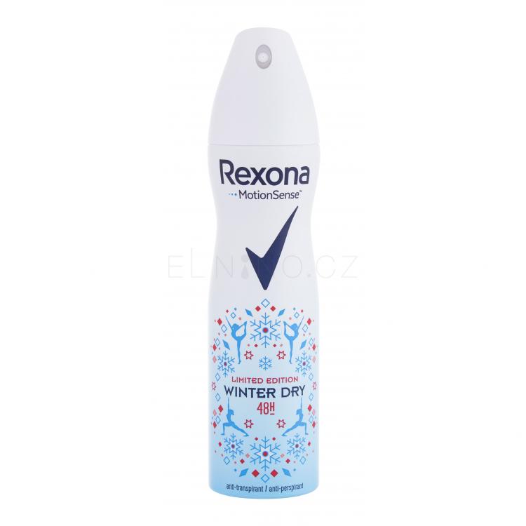 Rexona MotionSense Winter Dry 48H Antiperspirant pro ženy 150 ml