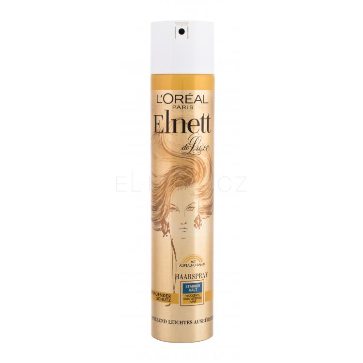 L&#039;Oréal Paris Elnett de Luxe Strong Hold Dry Hair Lak na vlasy pro ženy 300 ml