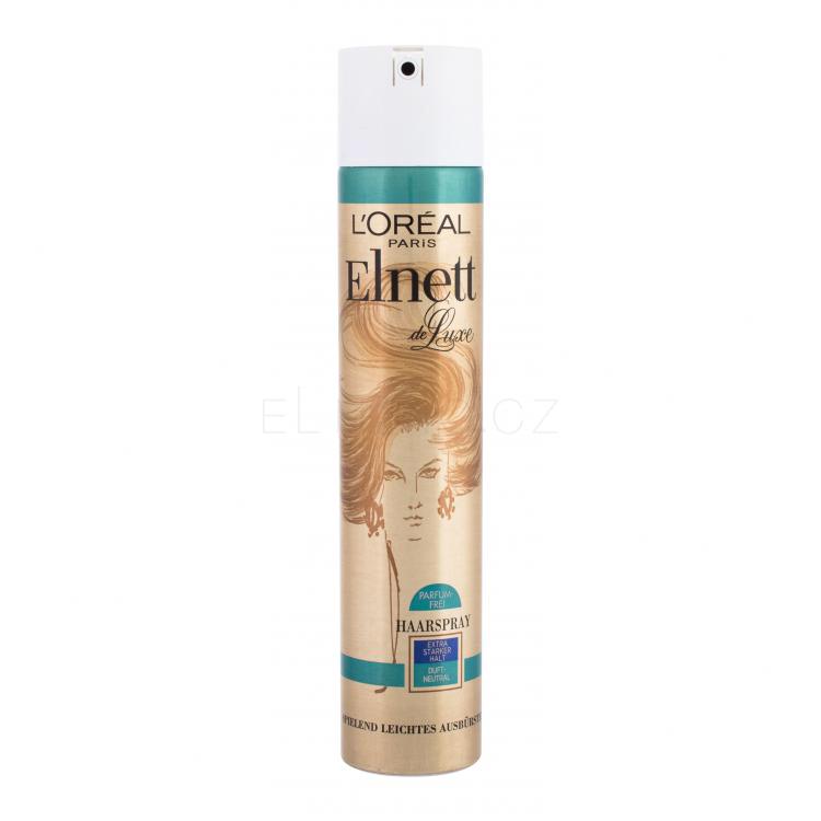 L&#039;Oréal Paris Elnett de Luxe Extra Strong Perfume-Free Lak na vlasy pro ženy 300 ml