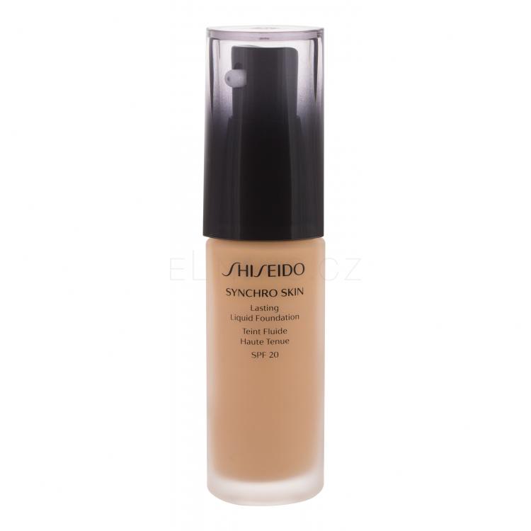 Shiseido Synchro Skin Lasting Liquid Foundation SPF20 Make-up pro ženy 30 ml Odstín Golden 4