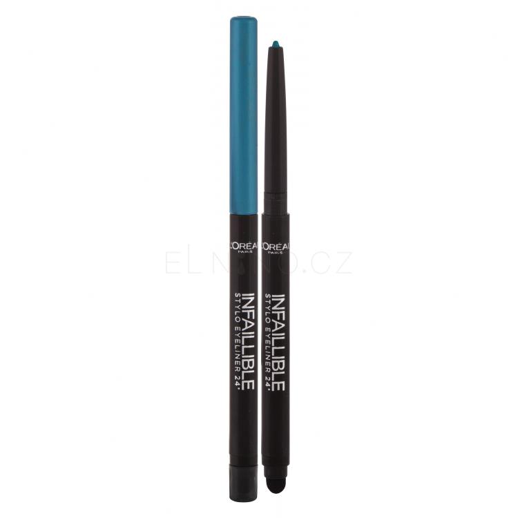 L&#039;Oréal Paris Infaillible Tužka na oči pro ženy 0,28 g Odstín 317 Turquoise Thrill