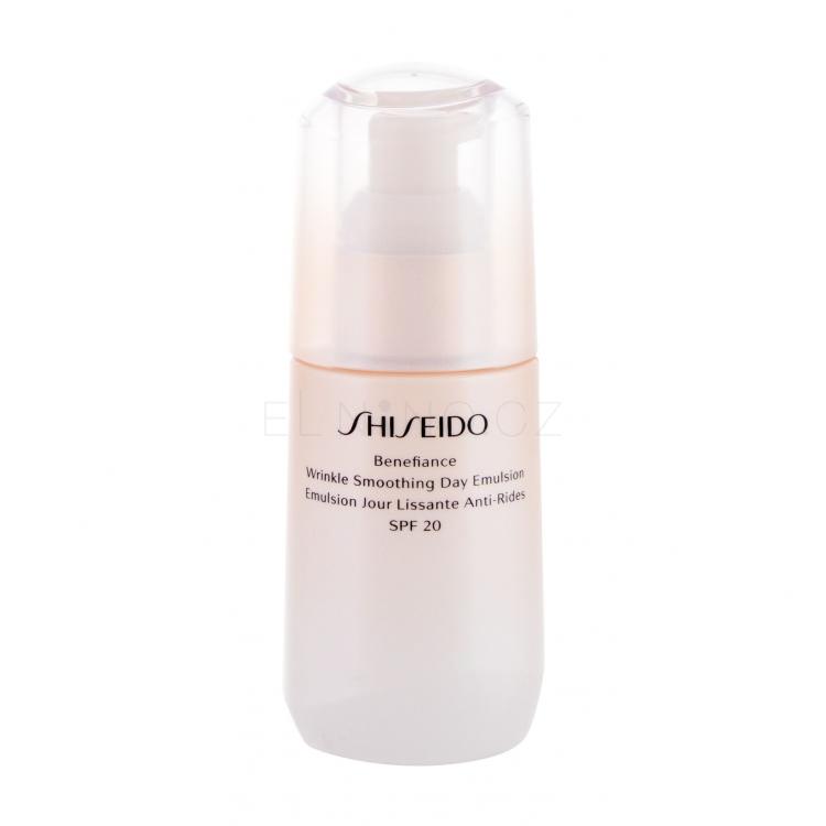 Shiseido Benefiance Wrinkle Smoothing Day Emulsion SPF20 Denní pleťový krém pro ženy 75 ml