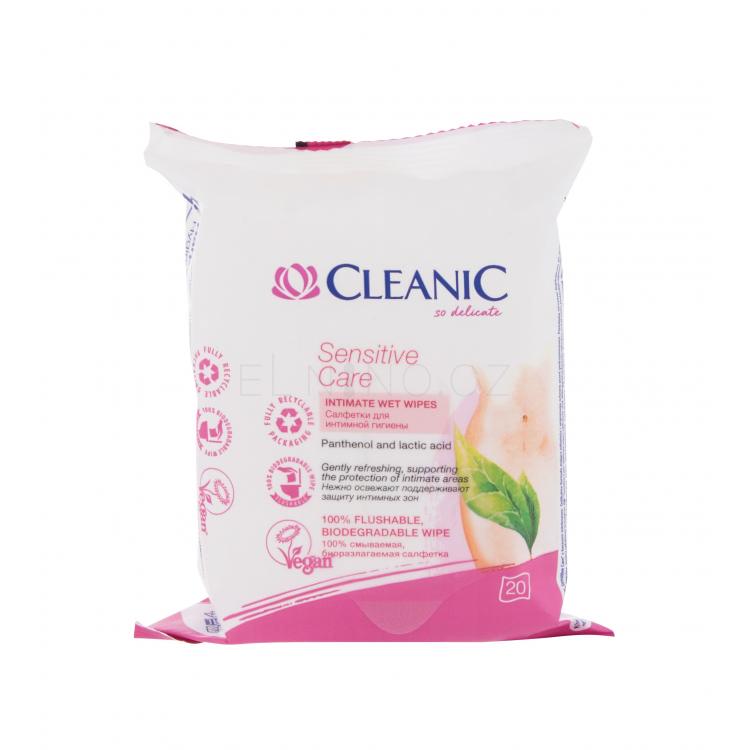 Cleanic Sensitive Care Intimní hygiena pro ženy 20 ks