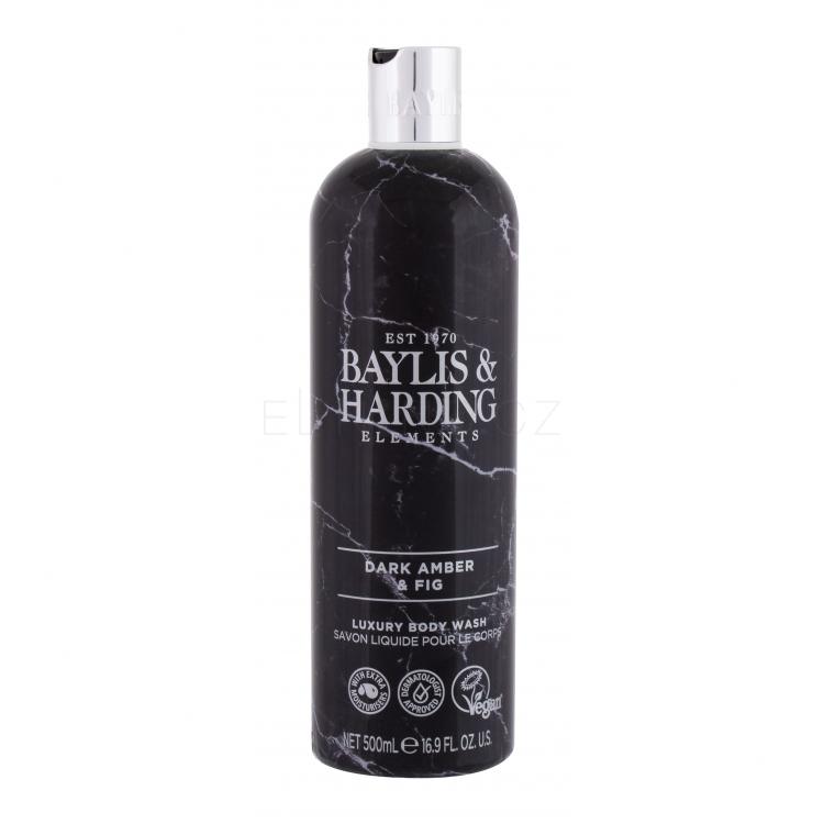 Baylis &amp; Harding Elements Dark Amber &amp; Fig Sprchový gel pro ženy 500 ml