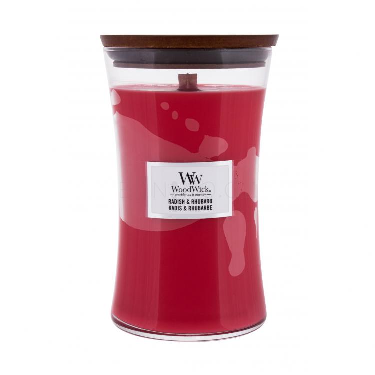WoodWick Radish &amp; Rhubarb Vonná svíčka 610 g
