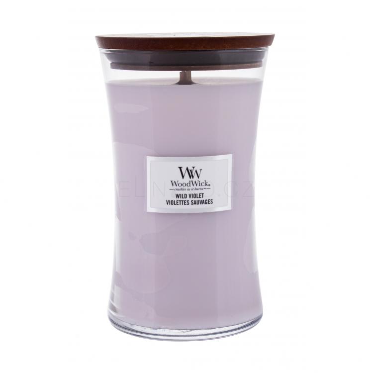 WoodWick Wild Violet Vonná svíčka 610 g