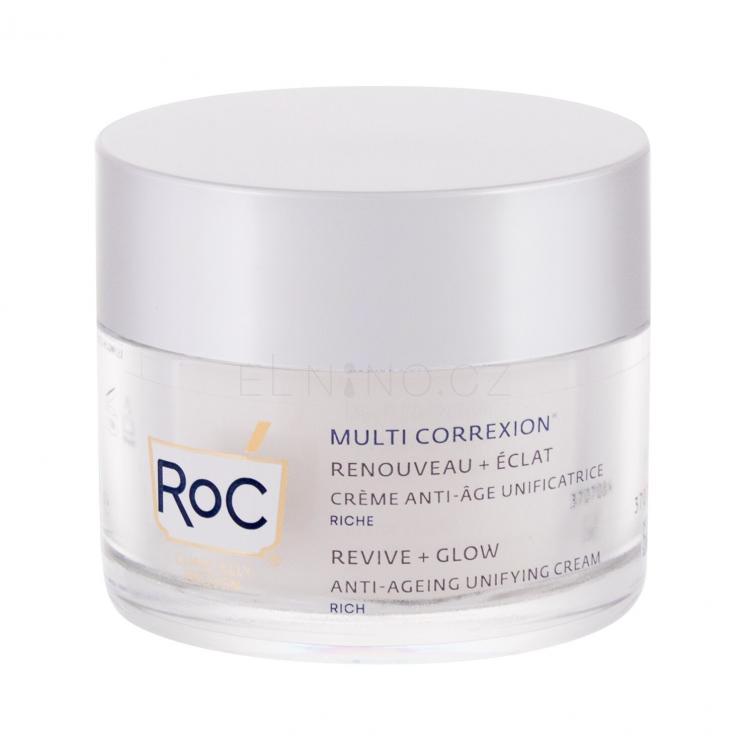 RoC Multi Correxion Revive + Glow Anti-Ageing Unifying Cream Denní pleťový krém pro ženy 50 ml