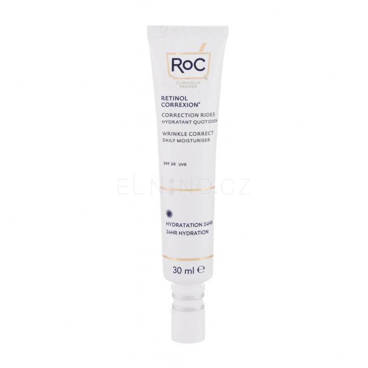 RoC Retinol Correxion Wrinkle Correct Daily Moisturizer SPF20 Denní pleťový krém pro ženy 30 ml