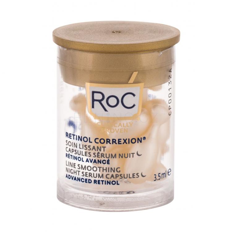 RoC Retinol Correxion Line Smoothing Advanced Retinol Night Serum Capsules Pleťové sérum pro ženy 3,5 ml