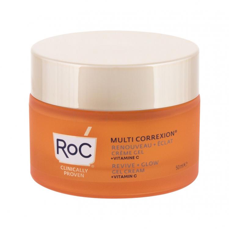 RoC Multi Correxion Revive + Glow Pleťový gel pro ženy 50 ml