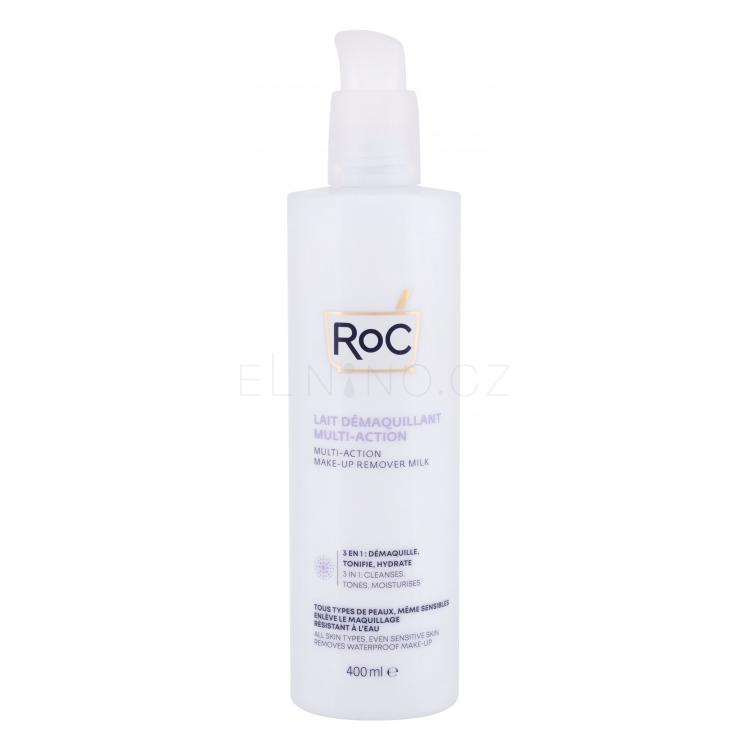 RoC Multi-Action Make-Up Remover Milk 3-In-1 Odličovače pleti pro ženy 400 ml