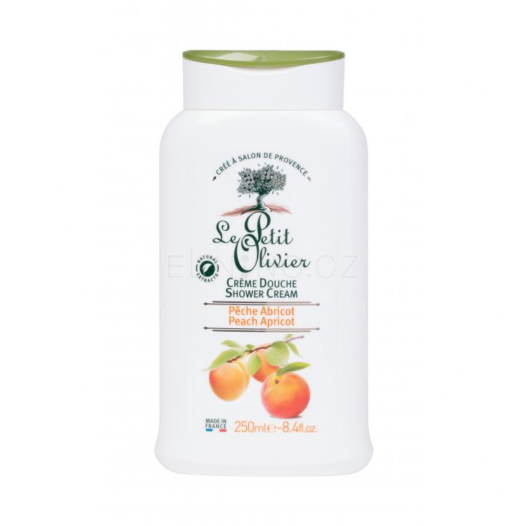 Le Petit Olivier Shower Peach Apricot Sprchový krém pro ženy 250 ml