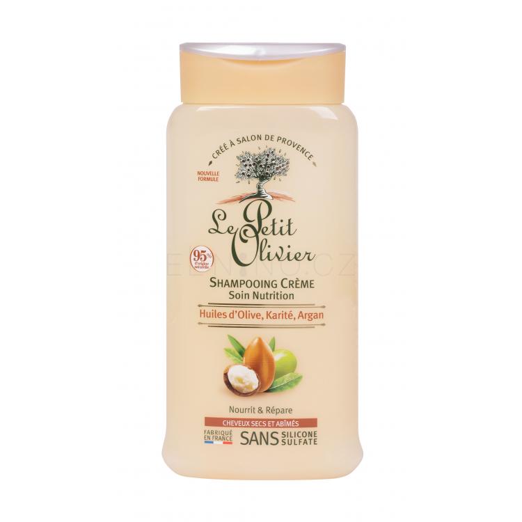 Le Petit Olivier Olive, Shea, Argan Oils Nutrition Šampon pro ženy 250 ml