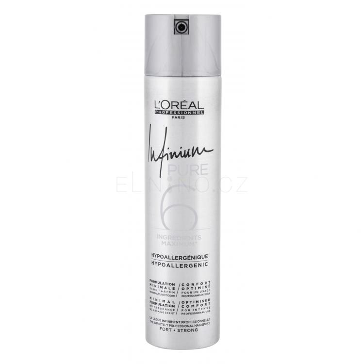 L'Oréal Professionnel Infinium Pure Strong Lak na vlasy pro ženy 300 ml