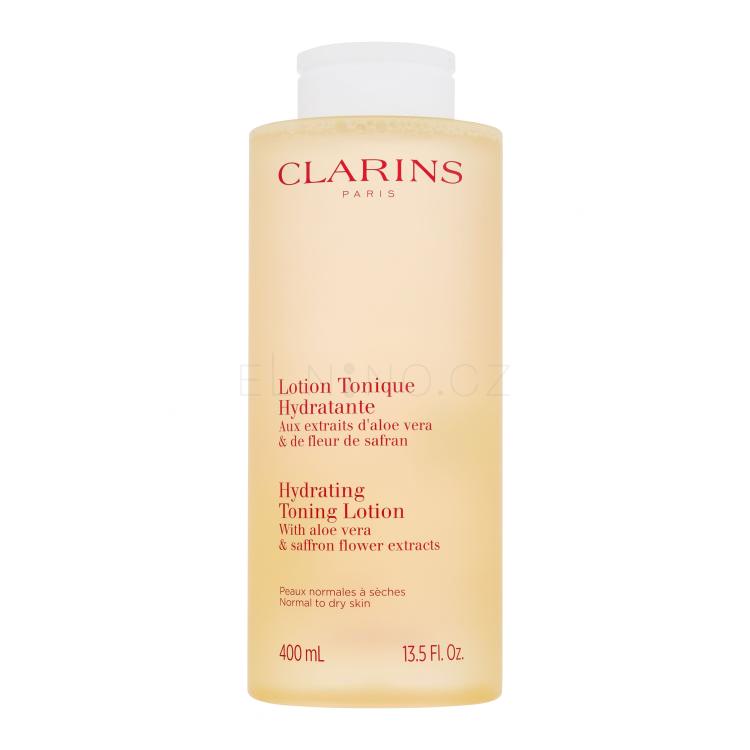 Clarins Hydrating Toning Lotion Pleťová voda a sprej pro ženy 400 ml
