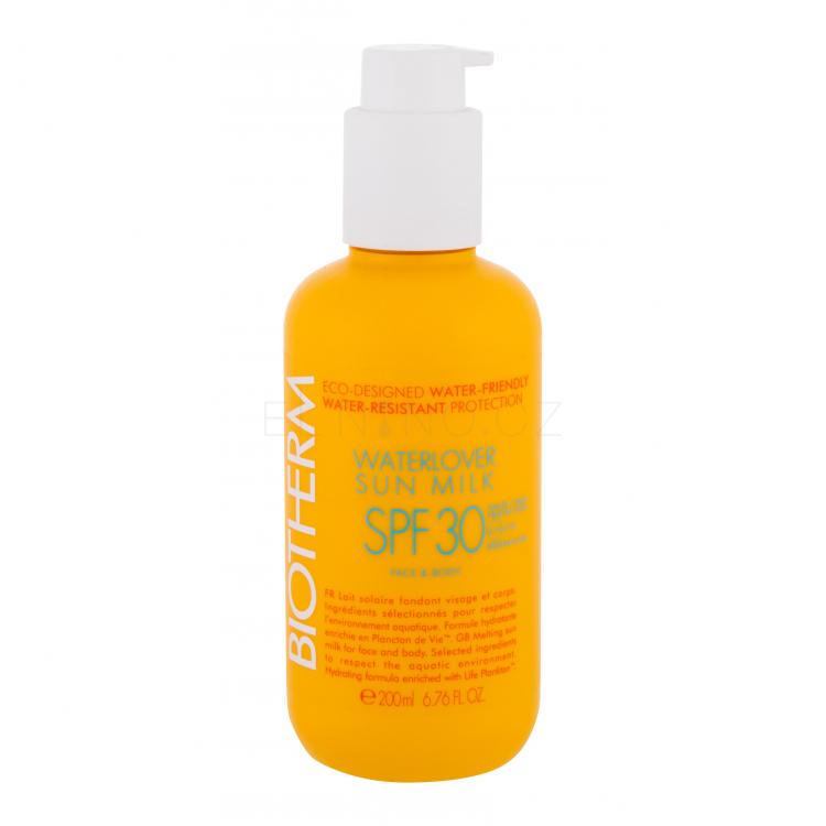 Biotherm Waterlover Sun Milk SPF30 Opalovací přípravek na tělo 200 ml