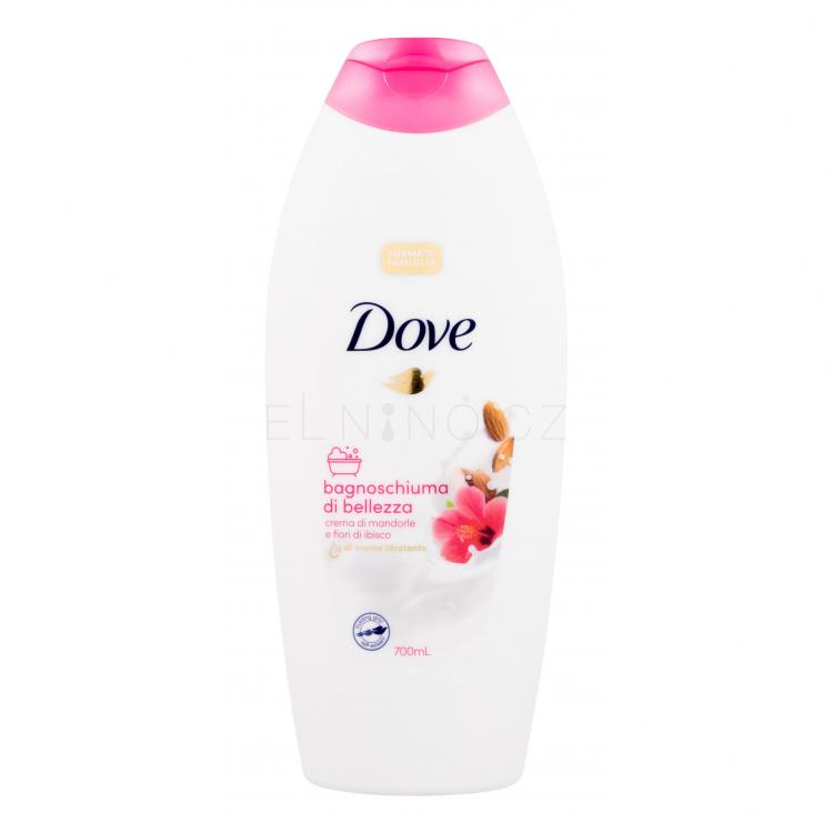 Dove Caring Bath Almond Cream With Hibiscus Pěna do koupele pro ženy 700 ml