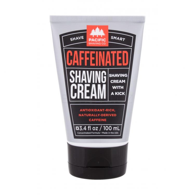 Pacific Shaving Co. Shave Smart Caffeinated Krém na holení pro muže 100 ml