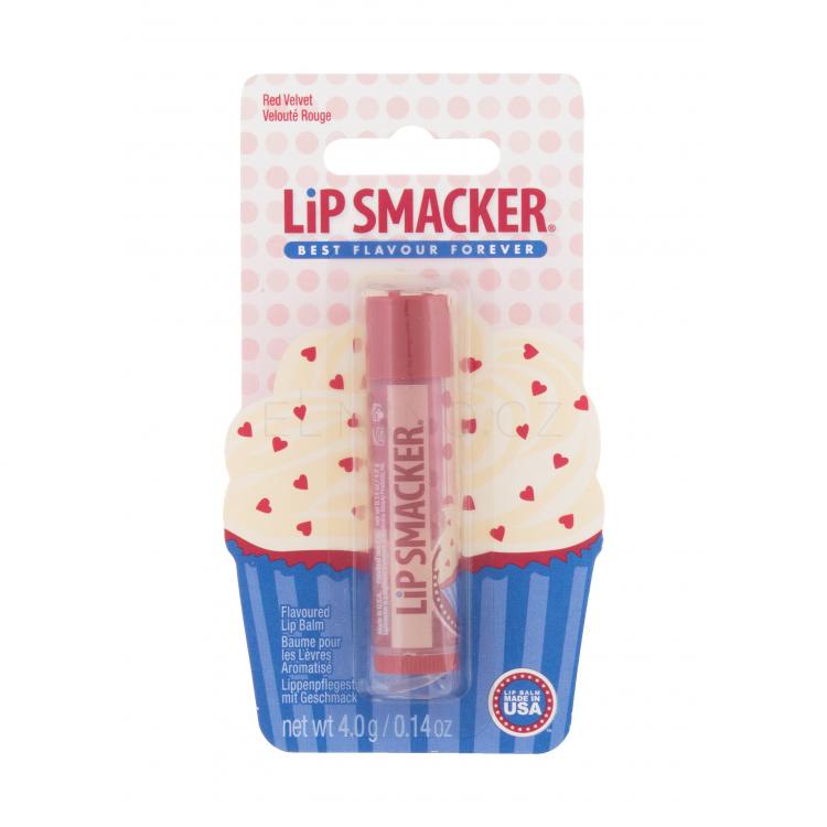 Lip Smacker Cupcake Balzám na rty pro děti 4 g Odstín Red Velvet