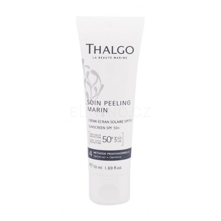 Thalgo Soin Peeling Marin Sunscreen SPF50+ Opalovací přípravek na obličej pro ženy 50 ml