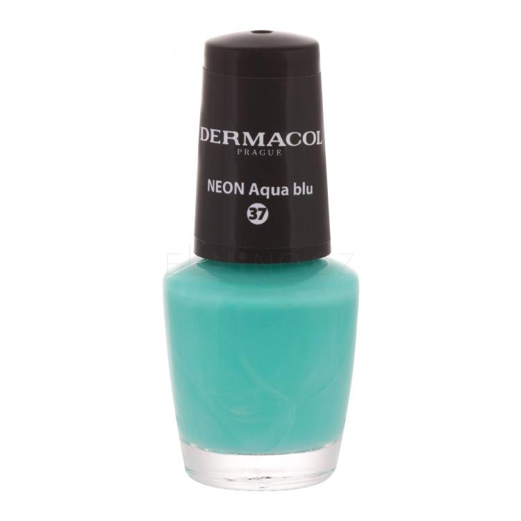 Dermacol Neon Lak na nehty pro ženy 5 ml Odstín 37 Neon Aqua Blu