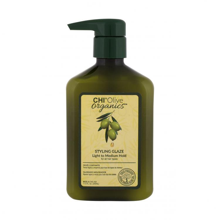 Farouk Systems CHI Olive Organics™ Styling Glaze Gel na vlasy pro ženy 340 ml