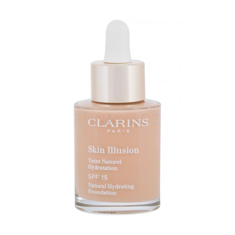 Clarins Skin Illusion Natural Hydrating SPF15 Make-up pro ženy 30 ml Odstín 108.5 Cashew