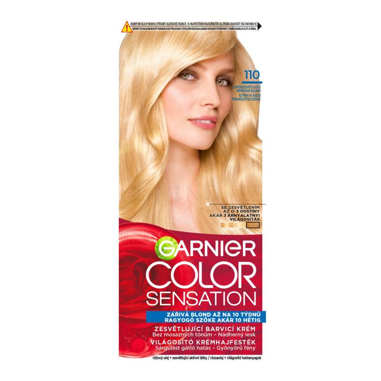 Garnier Color Sensation Barva na vlasy pro ženy 40 ml Odstín 110 Diamond Ultra Blond