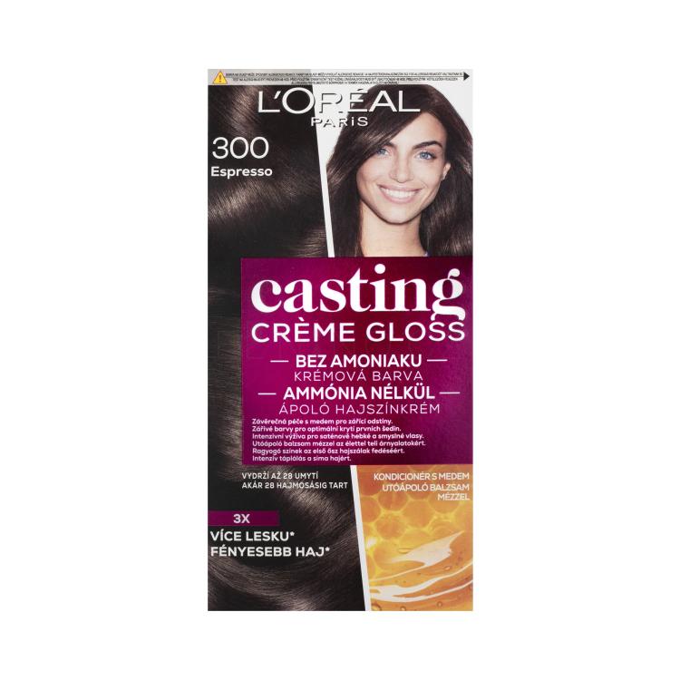 L&#039;Oréal Paris Casting Creme Gloss Barva na vlasy pro ženy 48 ml Odstín 300 Espresso