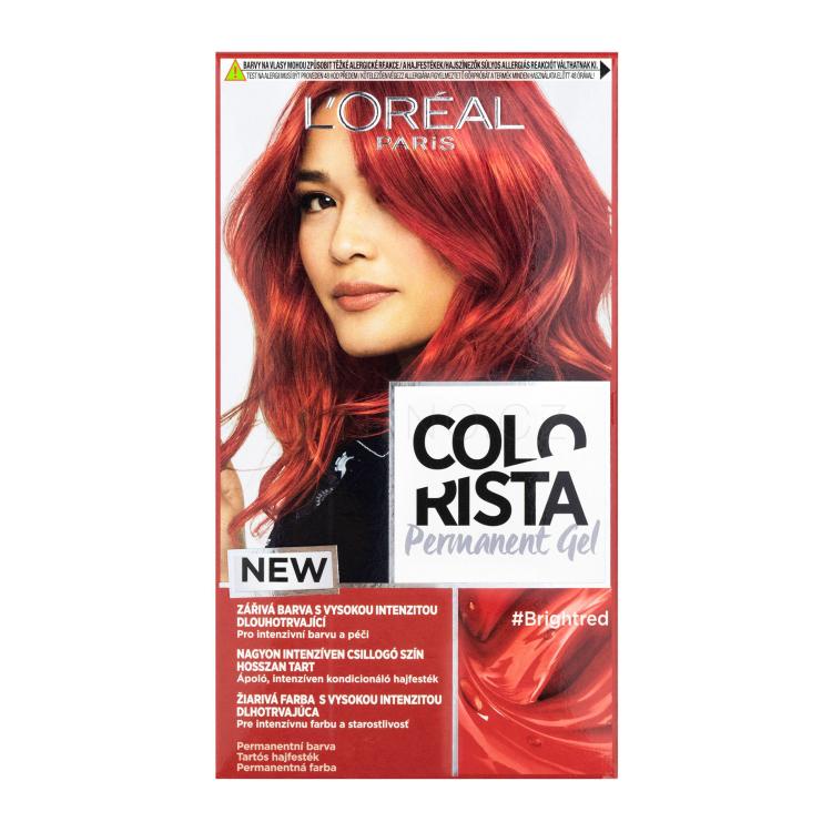 L&#039;Oréal Paris Colorista Permanent Gel Barva na vlasy pro ženy 60 ml Odstín Bright Red
