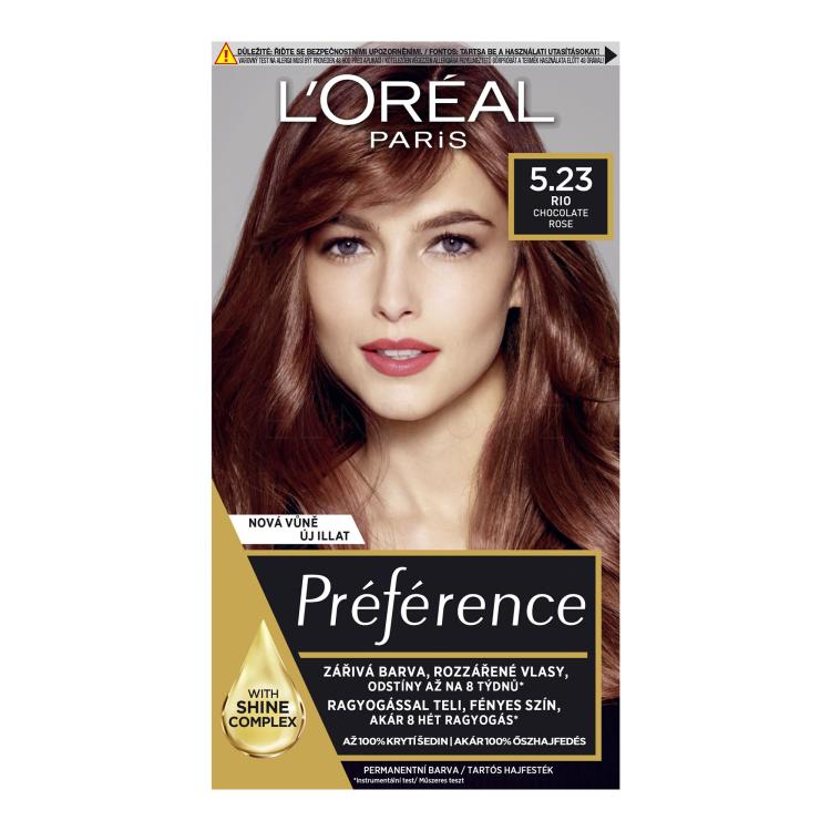 L&#039;Oréal Paris Préférence Barva na vlasy pro ženy 60 ml Odstín 5,23 Rio
