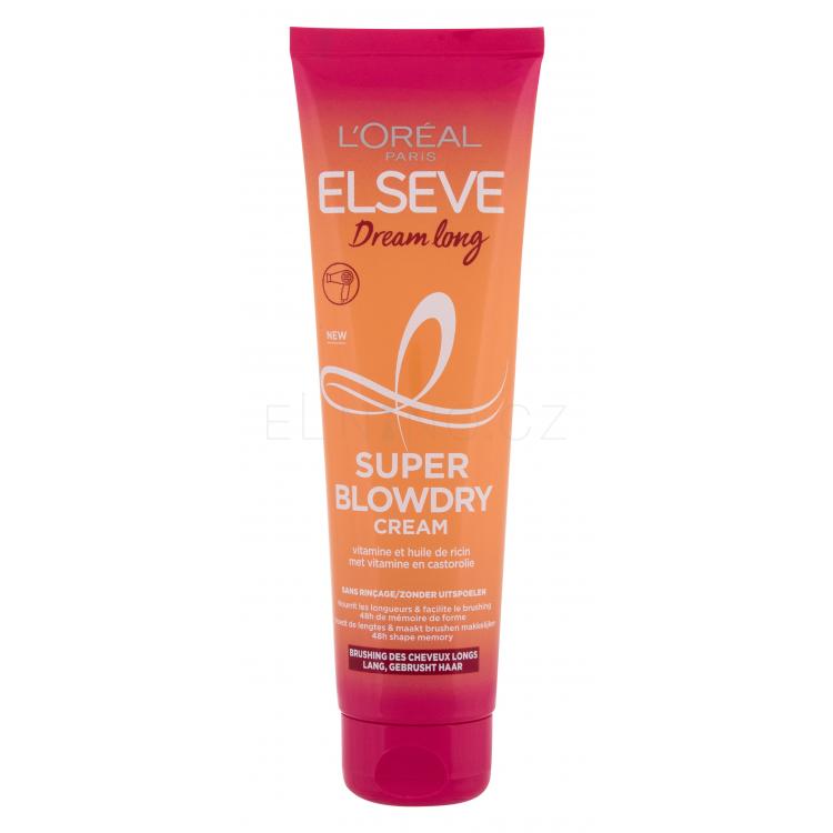 L&#039;Oréal Paris Elseve Dream Long Super Blowdry Cream Pro tepelný styling pro ženy 150 ml