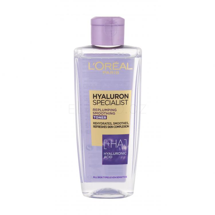 L&#039;Oréal Paris Hyaluron Specialist Replumping Smoothing Toner Pleťová voda a sprej pro ženy 200 ml