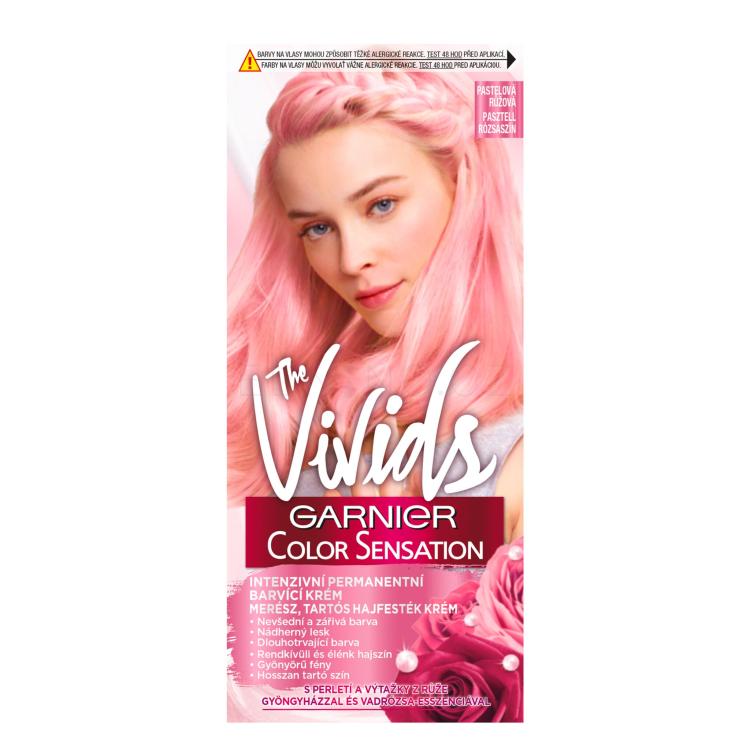 Garnier Color Sensation The Vivids Barva na vlasy pro ženy 40 ml Odstín Pastel Pink