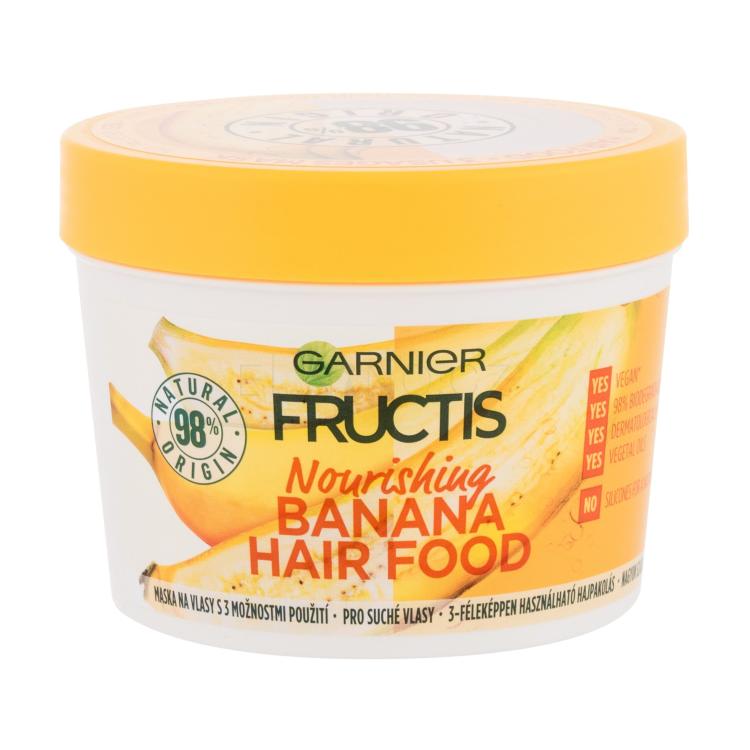 Garnier Fructis Hair Food Banana Nourishing Mask Maska na vlasy pro ženy 390 ml