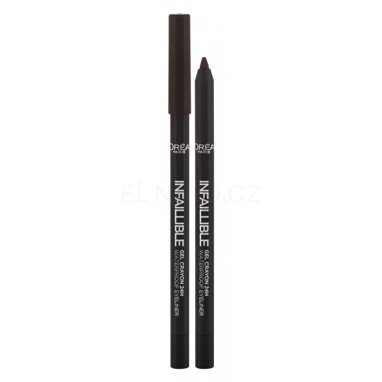 L&#039;Oréal Paris Infaillible Gel Crayon Waterproof Eyeliner Tužka na oči pro ženy 1,2 g Odstín 003 Browny Crush