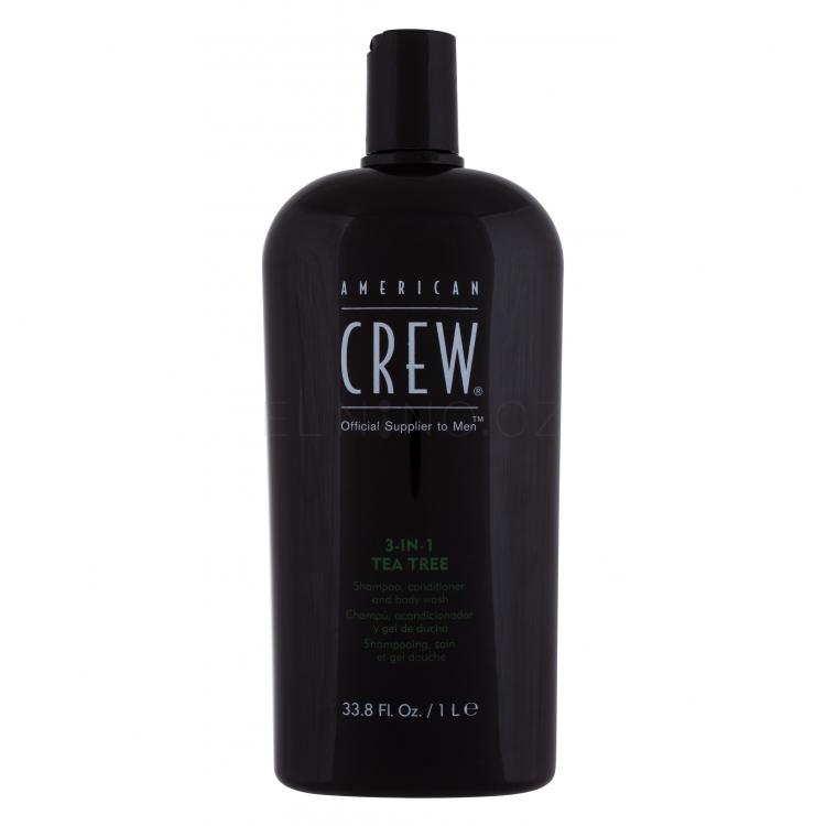 American Crew 3-IN-1 Tea Tree Šampon pro muže 1000 ml