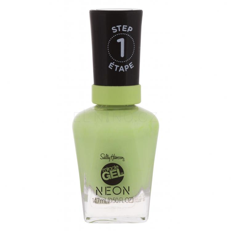 Sally Hansen Miracle Gel Neon Lak na nehty pro ženy 14,7 ml Odstín 052 Electri-Lime