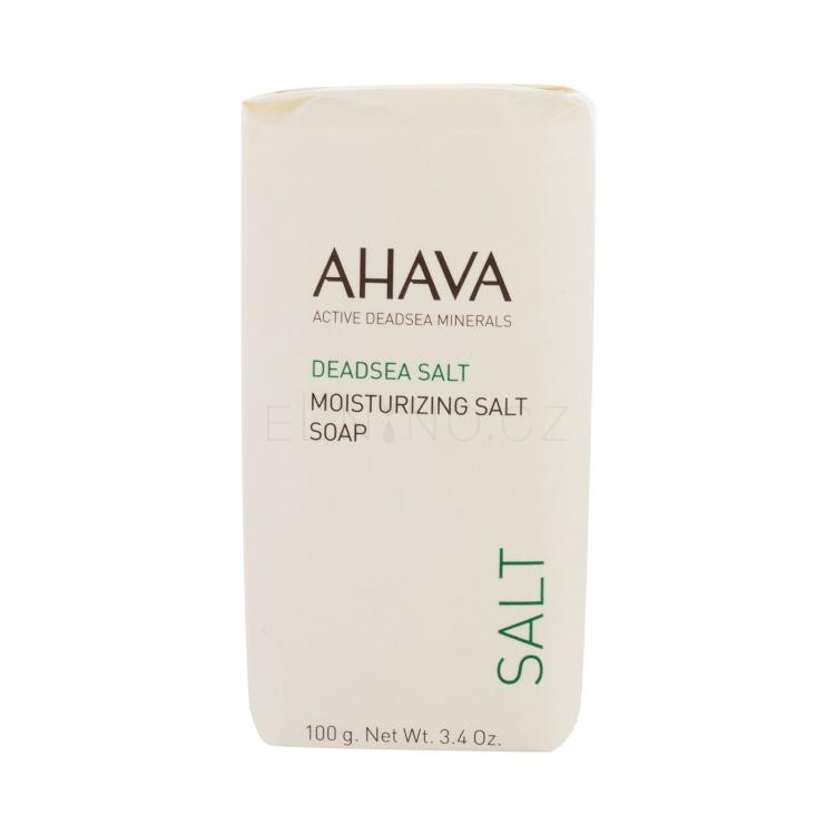 AHAVA Deadsea Salt Moisturizing Salt Soap Tuhé mýdlo pro ženy 100 g
